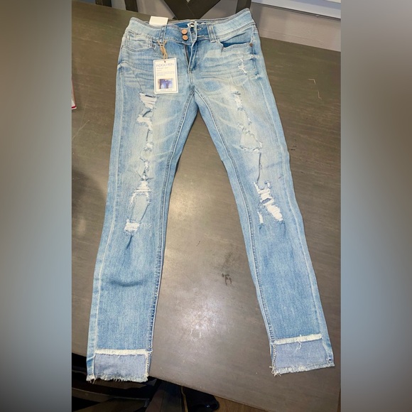 Indigo Rein Denim - Indigo Rein Women’s Mid Rise Ankle Jeans, Size 7 New With Tags